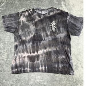 Fresh Laundry T-Shirt 3XL Gray Tie Dye Skeleton Rose Saint Sinner Streetwear